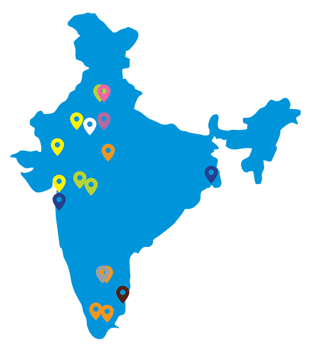 Our India Presence Map